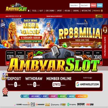 AMBYARSLOT: SITUS SLOT DENGAN FITUR PERMAINAN & RTP TERBARU